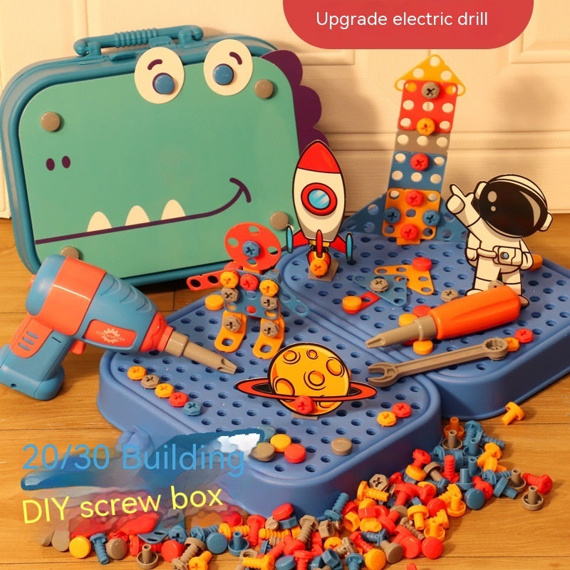 Electric Drill Toy Set for Kids – Build & Play Toolbox