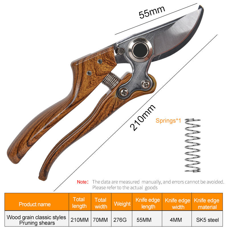 Garden Pruning Shears – Sharp & Durable for Fruit Trees & Branches