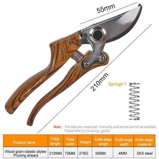 Garden Pruning Shears – Sharp & Durable for Fruit Trees & Branches