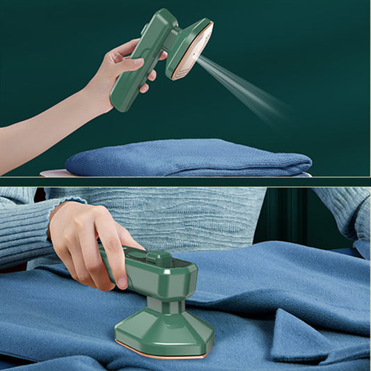 Portable Handheld Steam Iron – Wet & Dry Steamer for Home & Travel