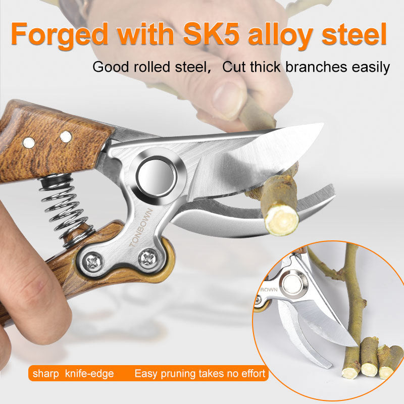 Garden Pruning Shears – Sharp & Durable for Fruit Trees & Branches