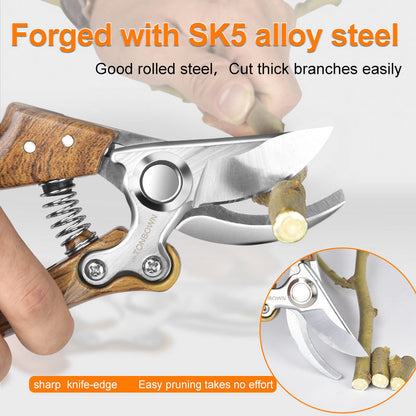 Garden Pruning Shears – Sharp & Durable for Fruit Trees & Branches